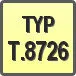 Piktogram - Typ: T.8726